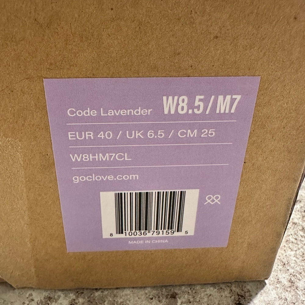 Clove Shoes - lavender W8.5/M7 - Picture 5 of 5